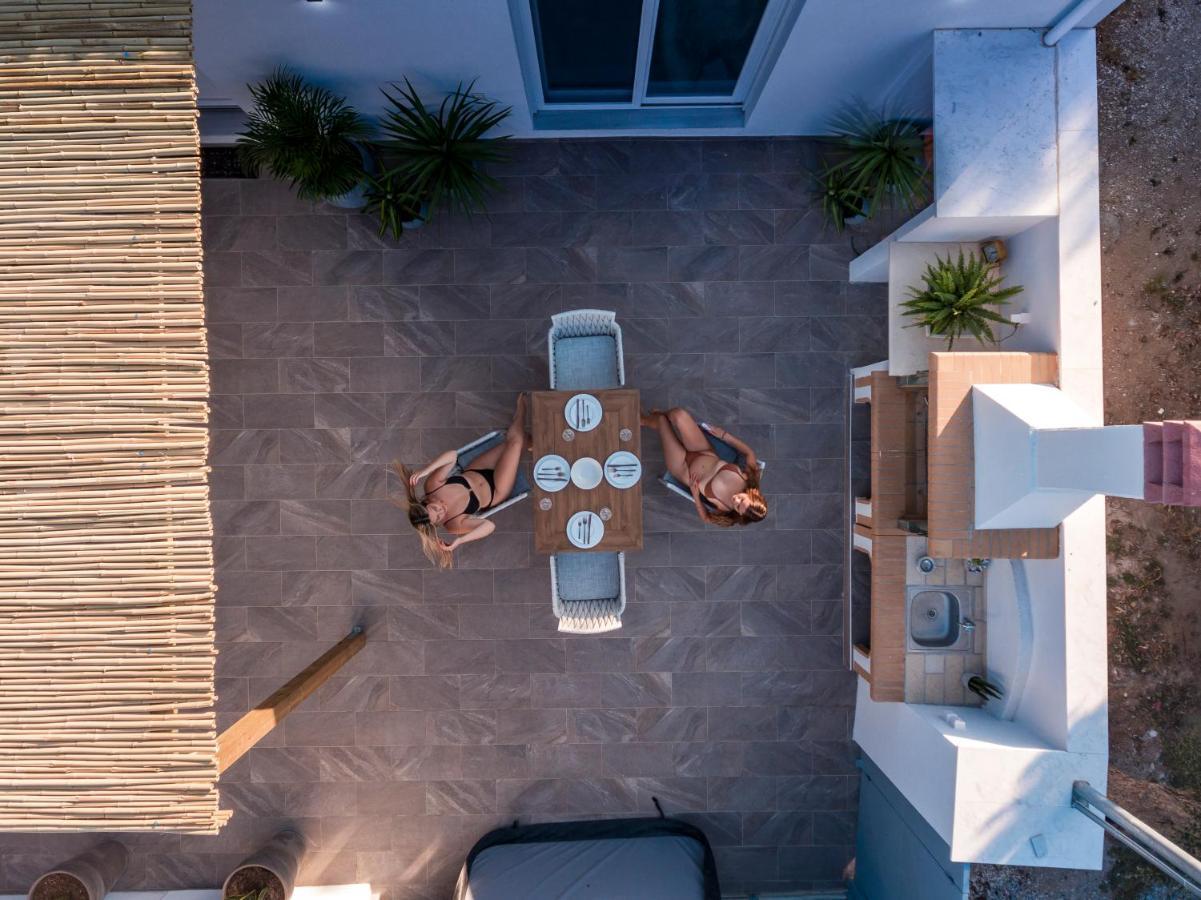 Jacuzzi Deluxe Villa Skala Sotiros Exteriér fotografie