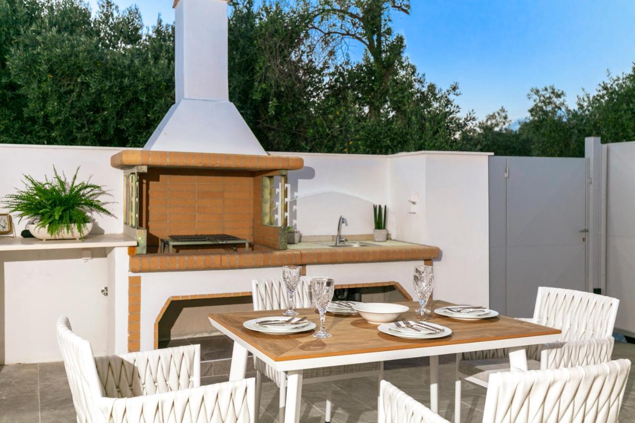 Jacuzzi Deluxe Villa Skala Sotiros Exteriér fotografie