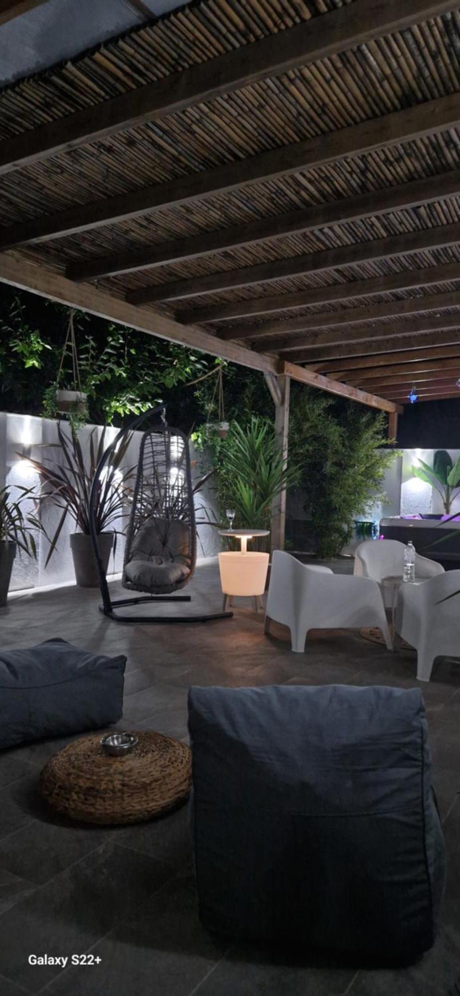 Jacuzzi Deluxe Villa Skala Sotiros Exteriér fotografie