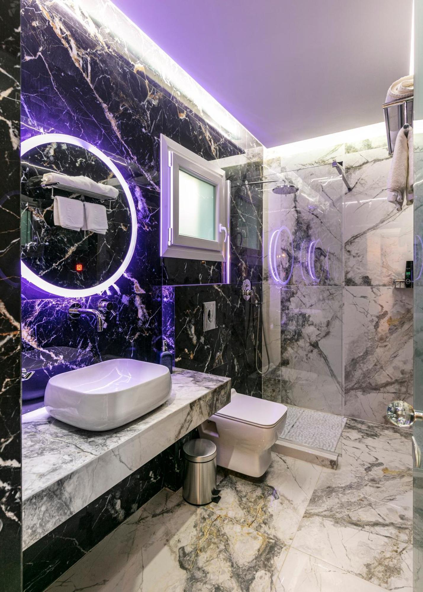 Jacuzzi Deluxe Villa Skala Sotiros Exteriér fotografie