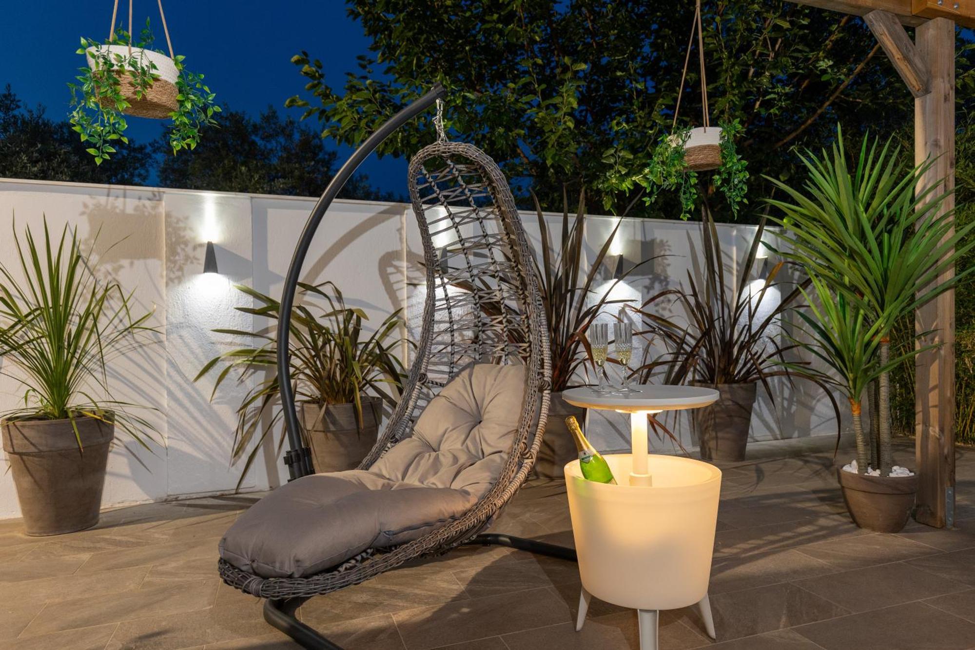 Jacuzzi Deluxe Villa Skala Sotiros Exteriér fotografie
